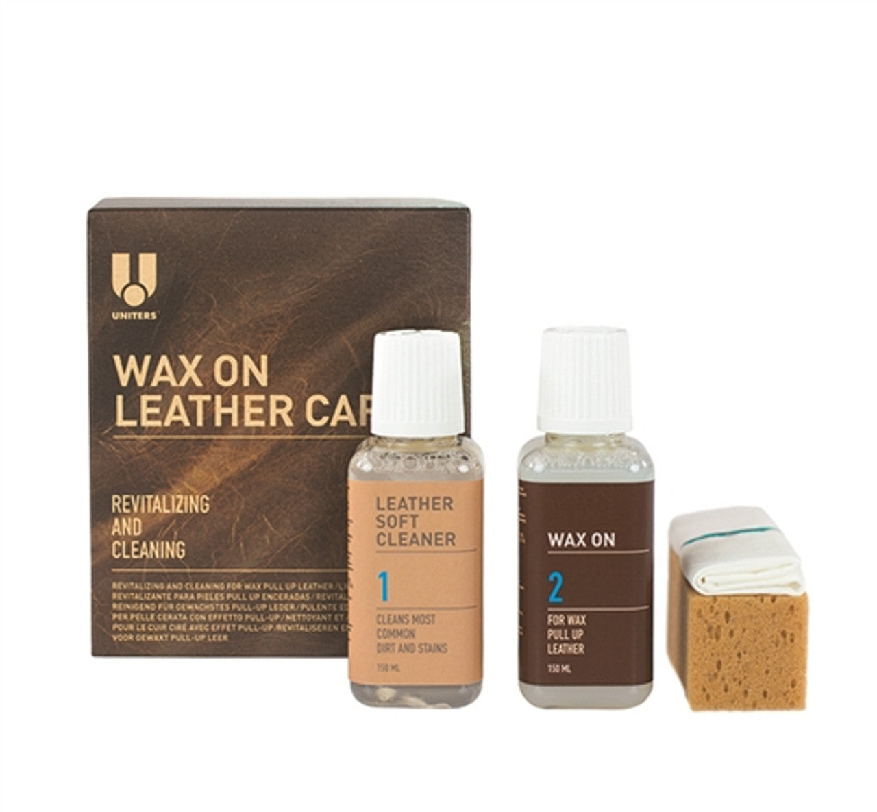 Leather Master Wax On Leather Care and Cleaning Kit