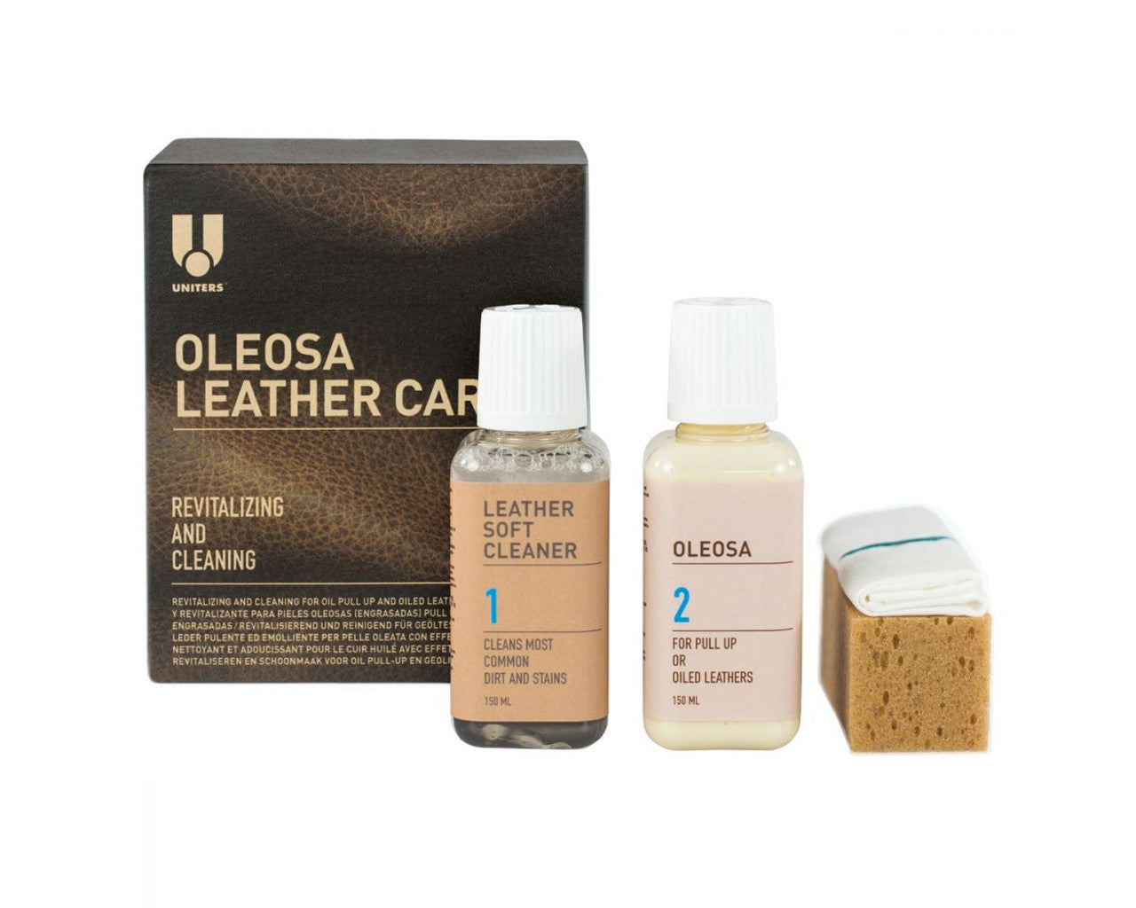 Leather Master Oleosa Leather Care and Cleaning Kit