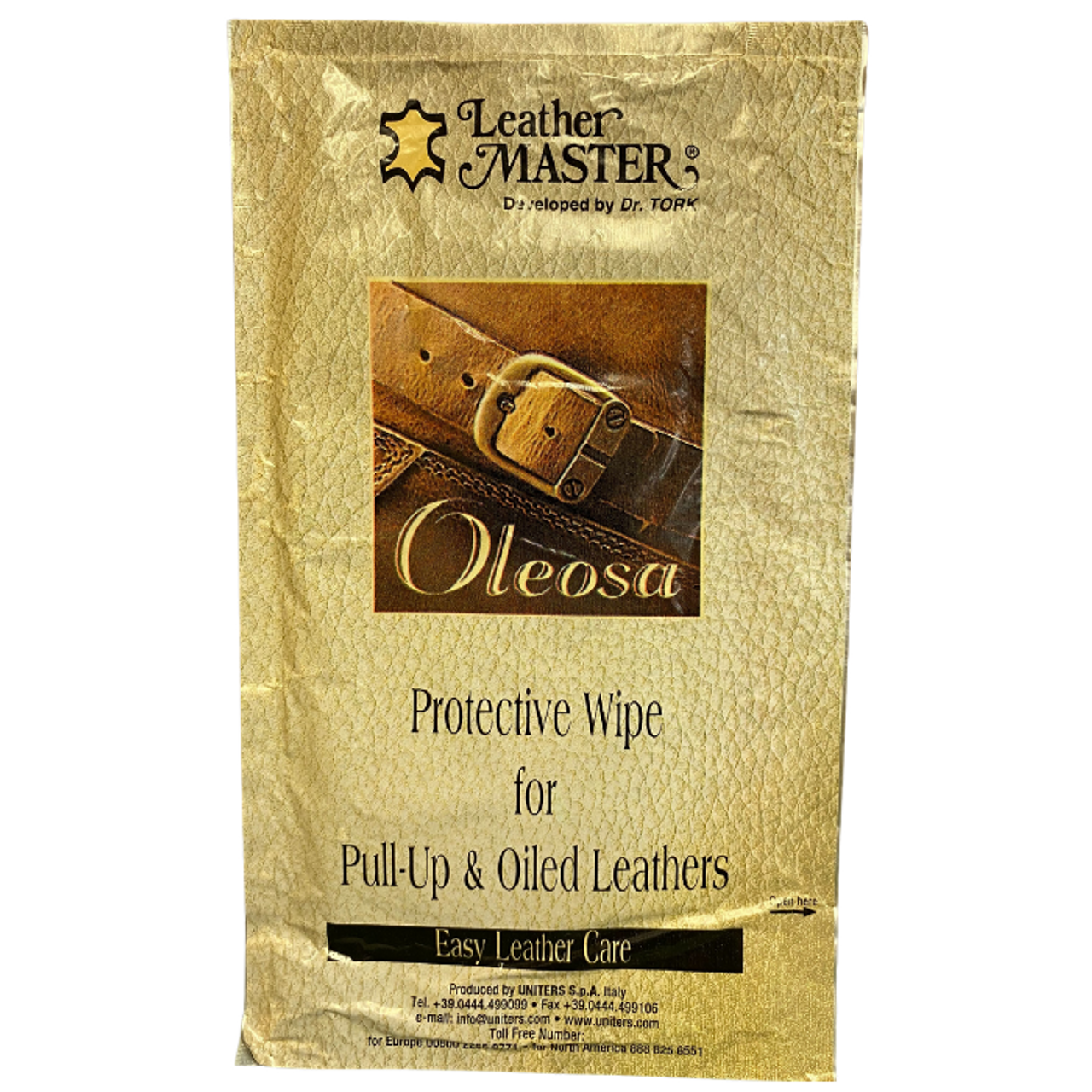 Leather Master Oleosa Wipe for Oil Leathers