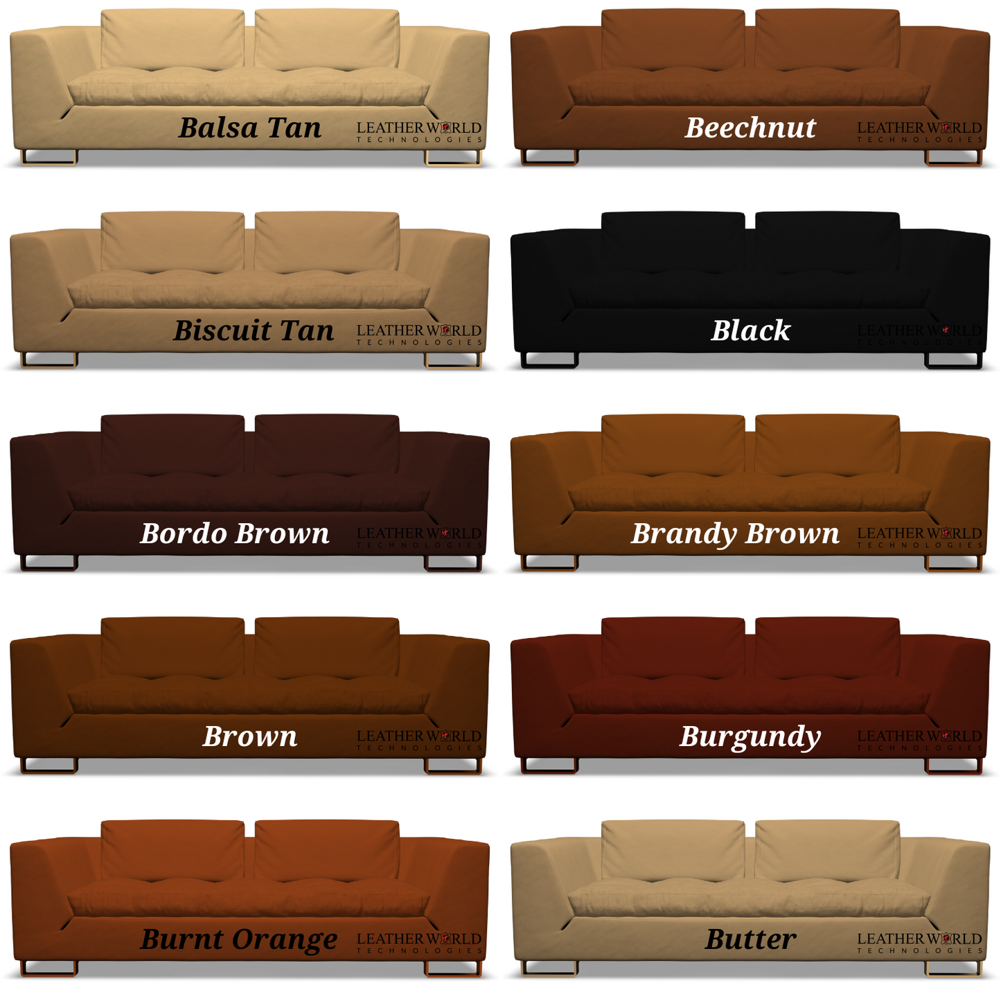 Leather / Vinyl Furniture Dye Recoloring Kit