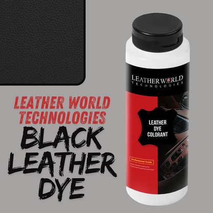 Leather World Technologies Black Leather Dye - 8oz