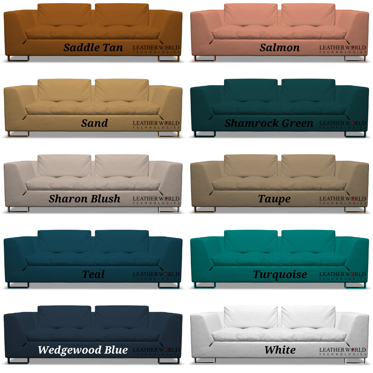 Leather / Vinyl Furniture Dye Recoloring Kit