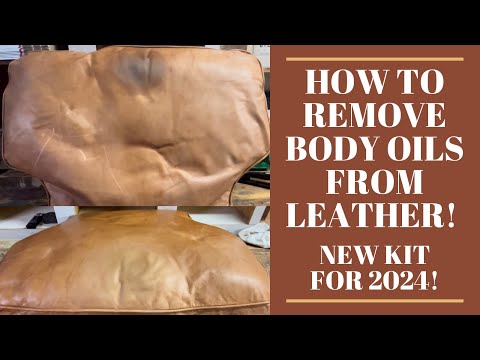Leather Degreaser for Body Oils, Head, ArmRest Stain Removal – Leather ...