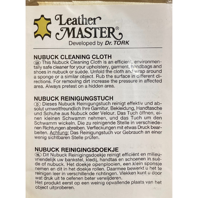Leather Master Nubuck Cleaning Cloths